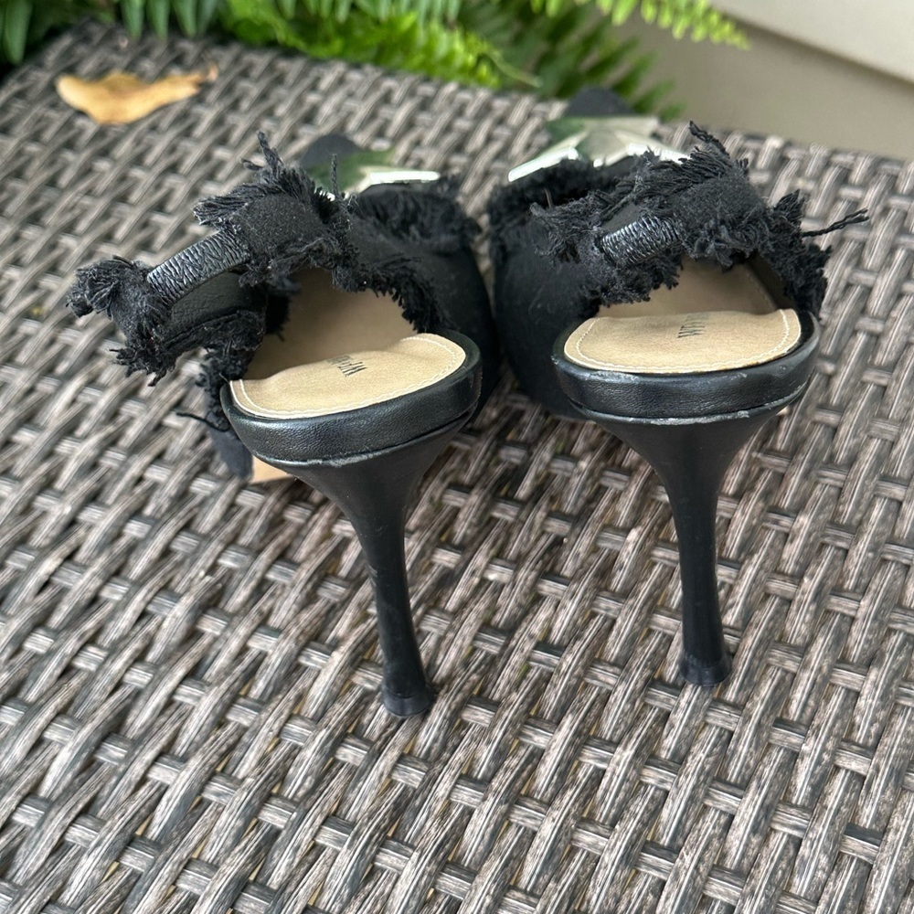 Chic Black Star-Embellished Women's Heels - Picture 7 of 7